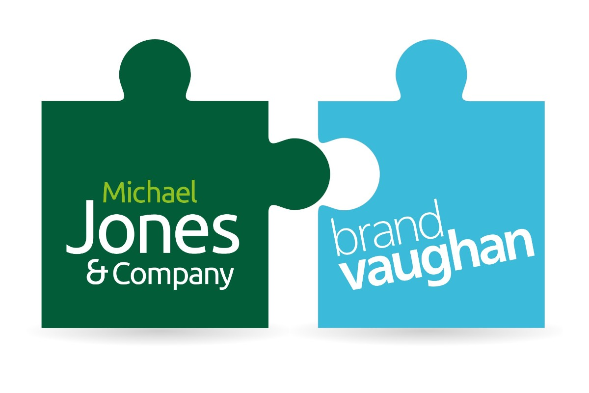 Michael Jones and Brand Vaughan Logo